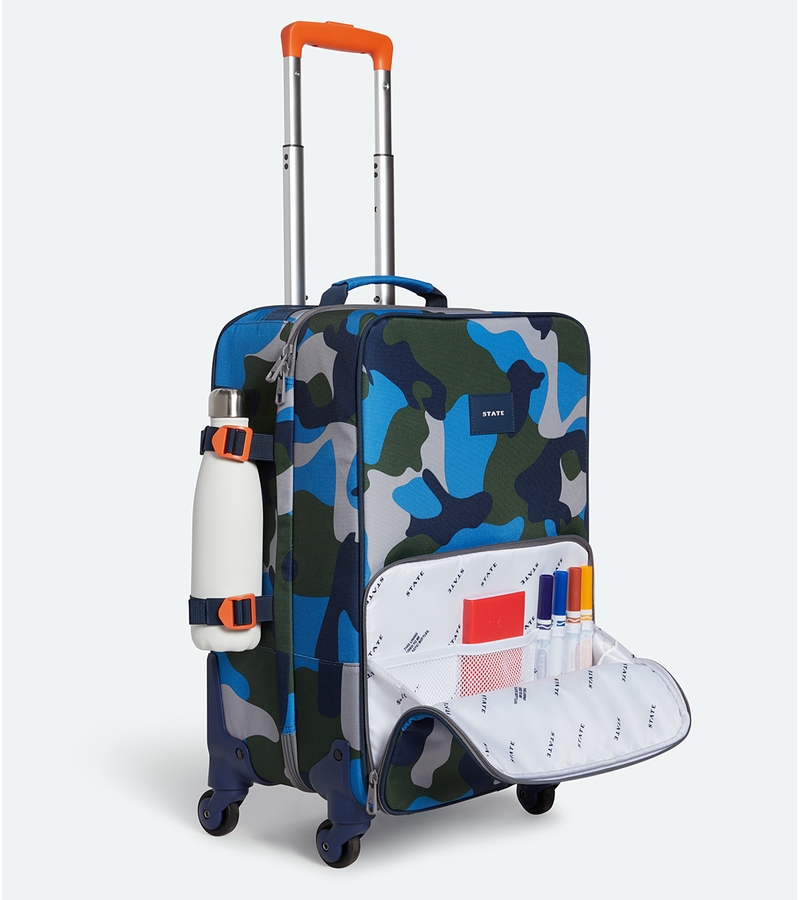 State Bags Logan Kids Suitcase Camo