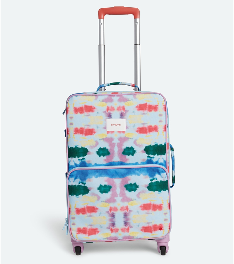 State Bags Logan Kids Suitcase Rainbow Tie Dye