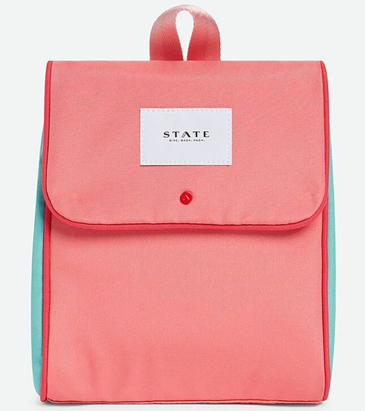 State Bags Richmond Lunch Sack Pink/Mint