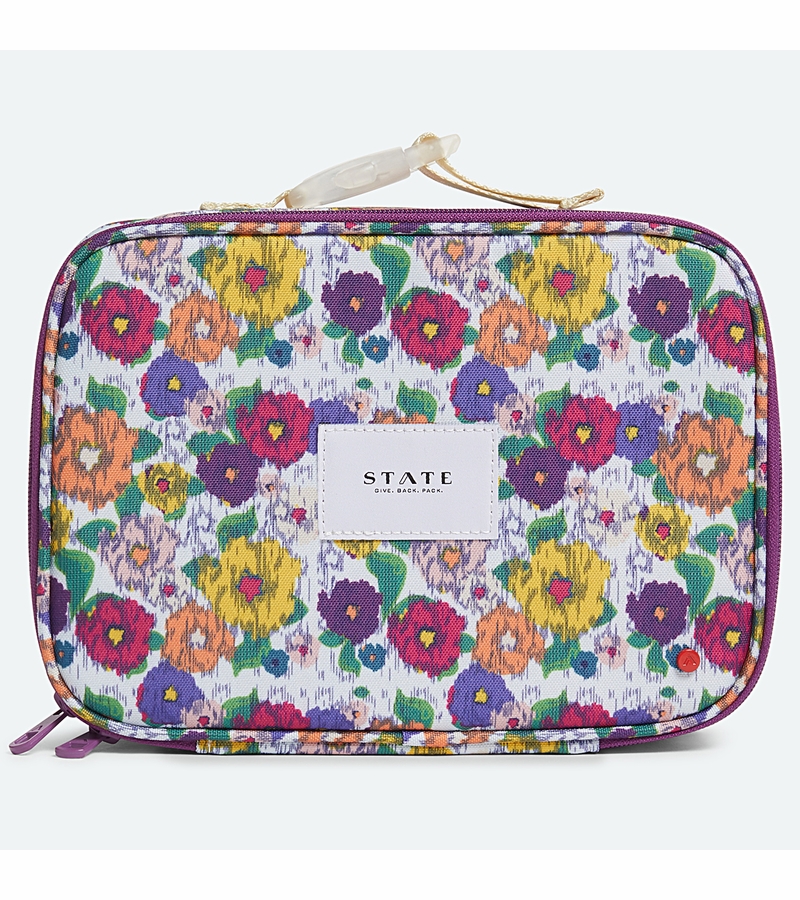 State Bags Rodgers Lunch Box Ikat Floral