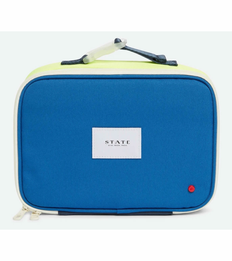 State Bags Rodgers Lunch Box Lime/Grey