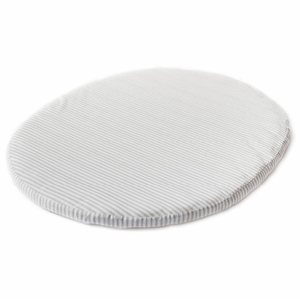 Stokke 2023 Sleepi Mini Fitted Sheet by Pehr - Stripped Away Pebbles