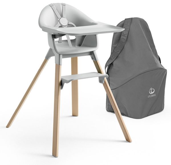 Stokke Clikk High Chair Travel Bundle (One Box) Cloud Grey