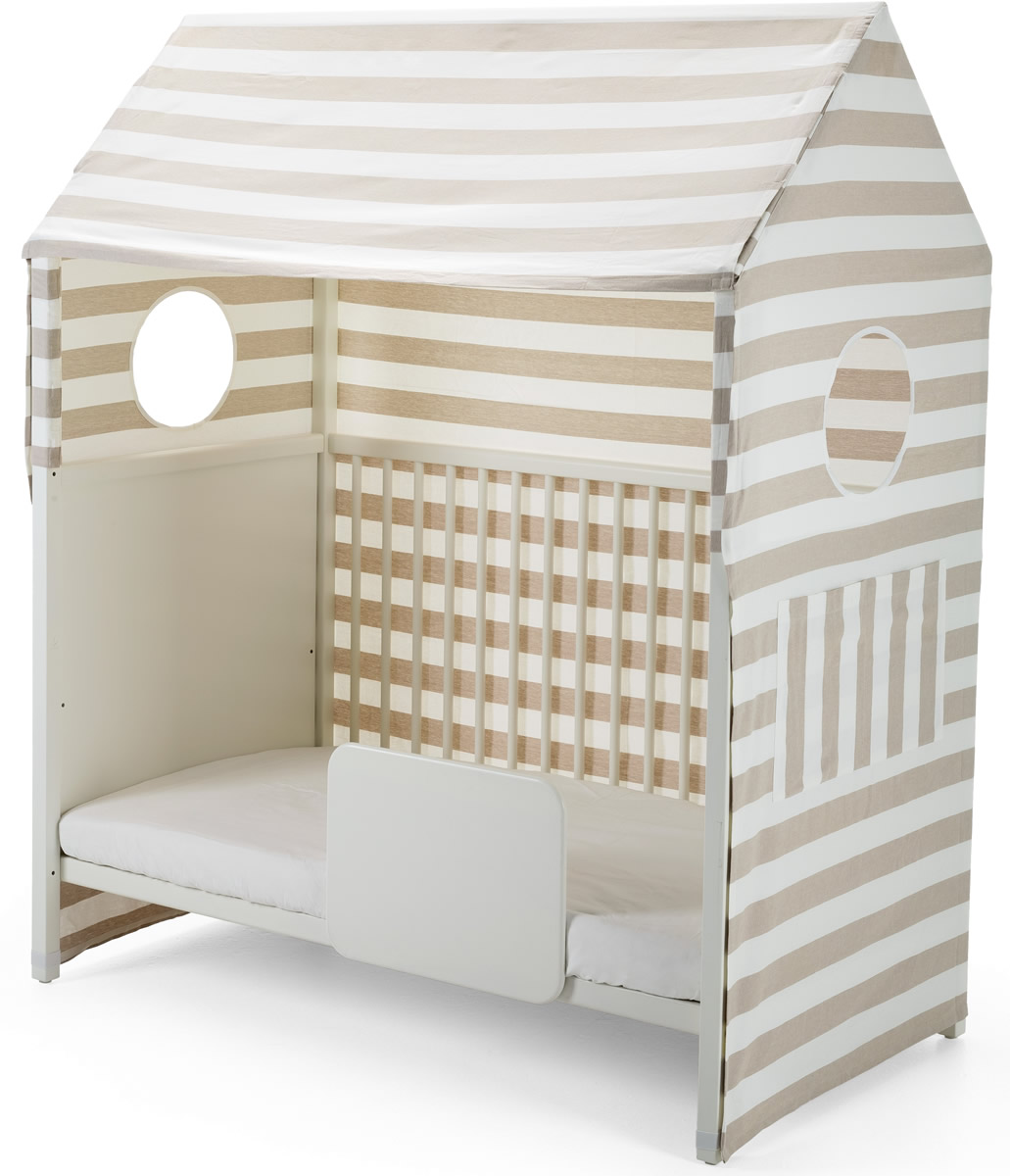 Stokke Home Crib Tent Beige Stripe