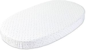 Stokke Sleepi Fitted Sheet by Pehr - Grey Dotty