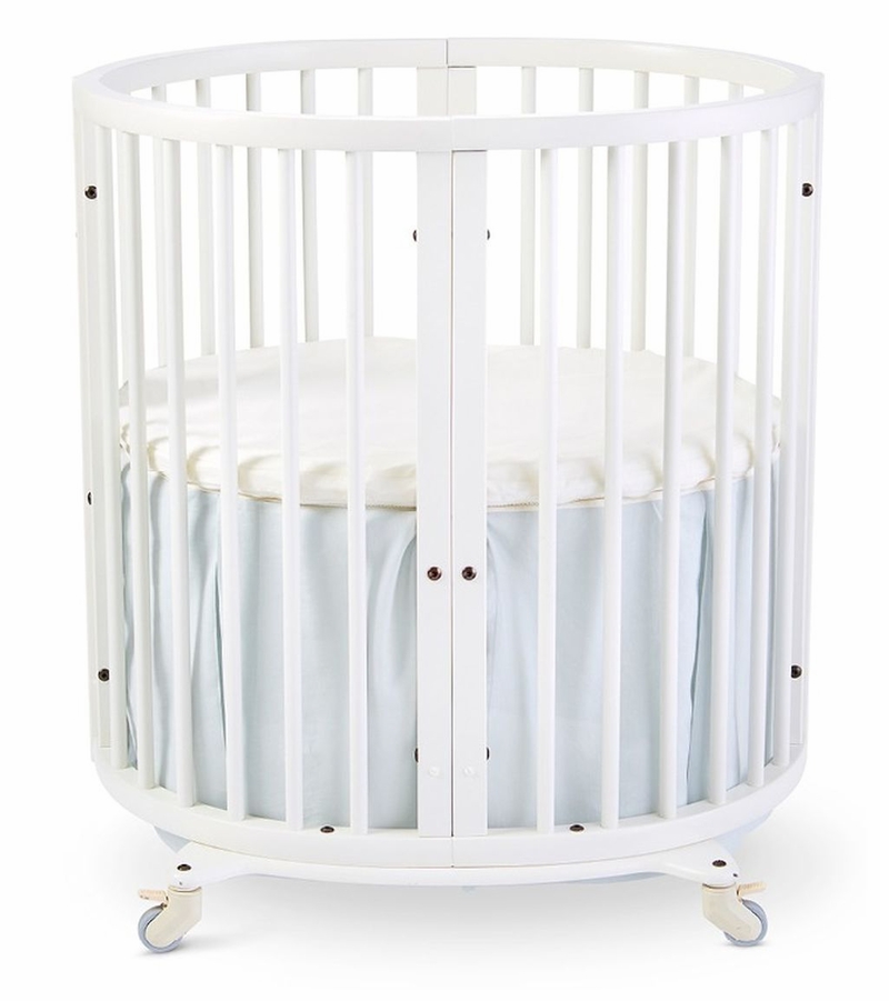 Stokke Sleepi Mini Bed Skirt by Pehr Mist