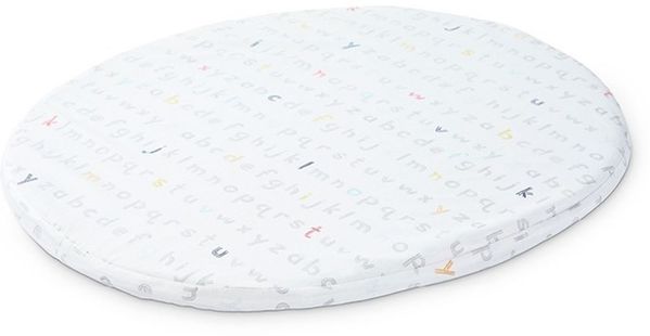 Stokke Sleepi Mini V2 Fitted Sheet by Pehr - Rainbow Alphabet Line