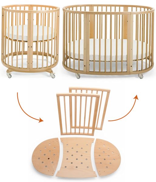 Stokke Sleepi Mini to Crib Complete Bundle Natural