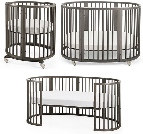Stokke Sleepi Mini to Crib to Junior Bed Complete Bundle Hazy Grey
