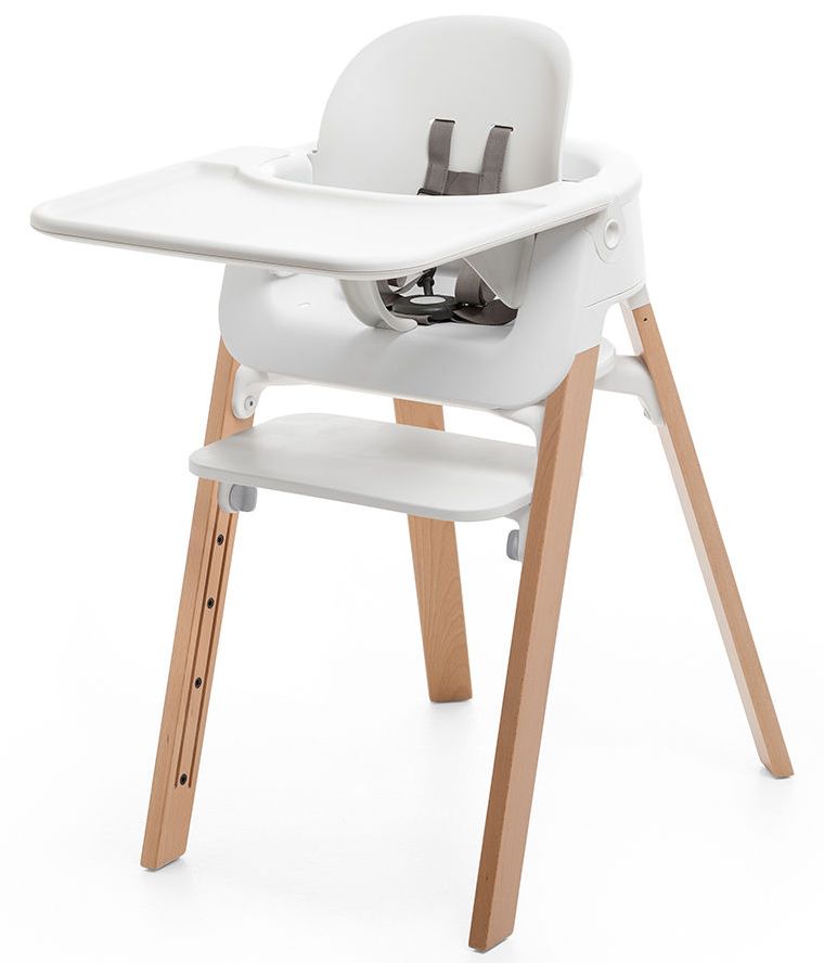 Stokke Steps Complete High Chair White/Natural