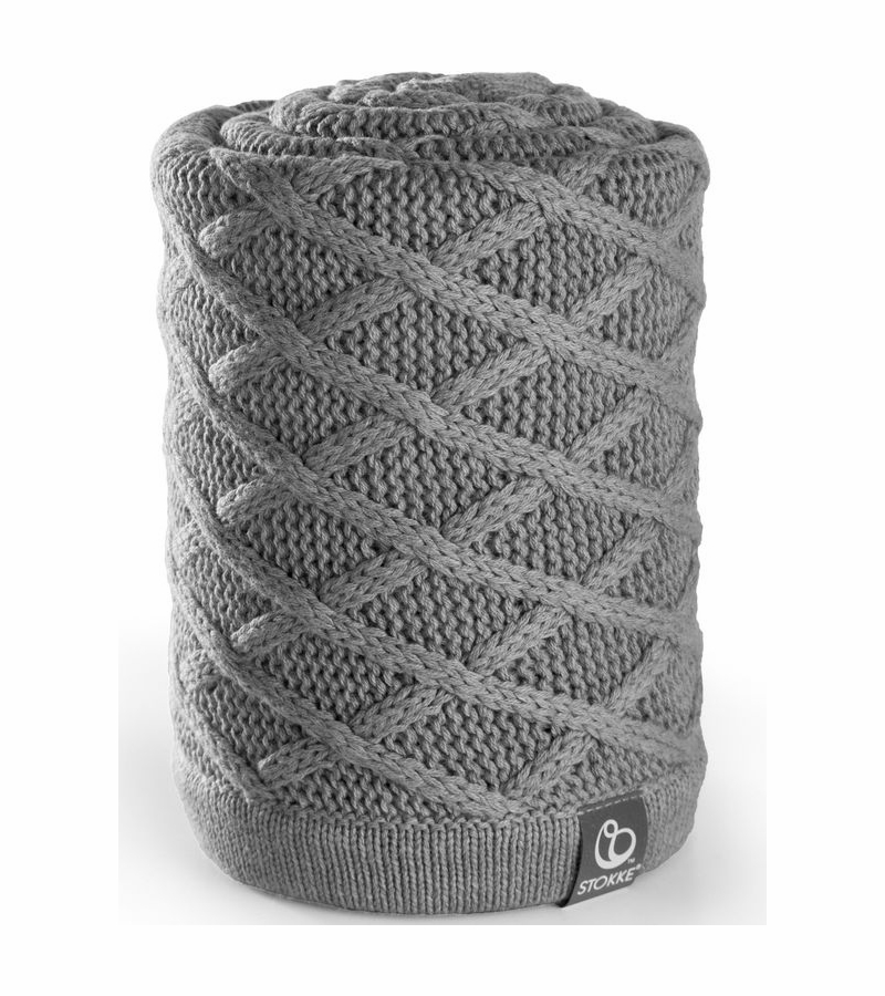 Stokke Stroller Blanket Cable Grey