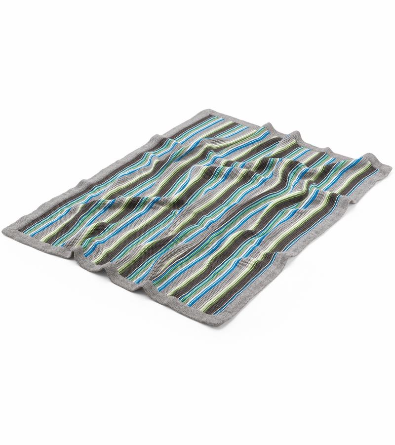 Stokke Stroller Blanket Grey & Blue