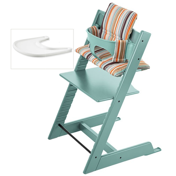 Stokke Tripp Trapp Bundle Aqua / Signature Stripe