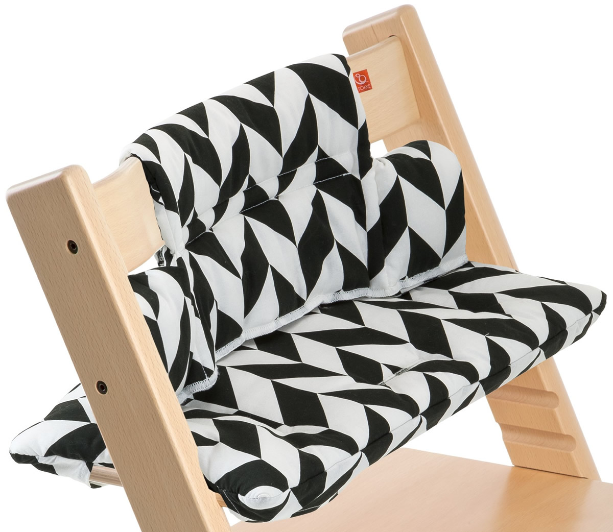Stokke Tripp Trapp Cushion in Black Chevron