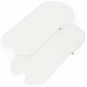Stokke Xplory 2 pk Fitted Sheet for Carry Cot - White