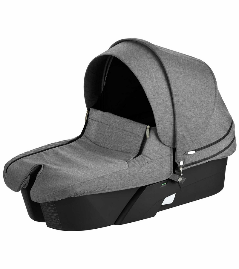 Stokke Xplory Carry Cot Complete True Black/Black Melange