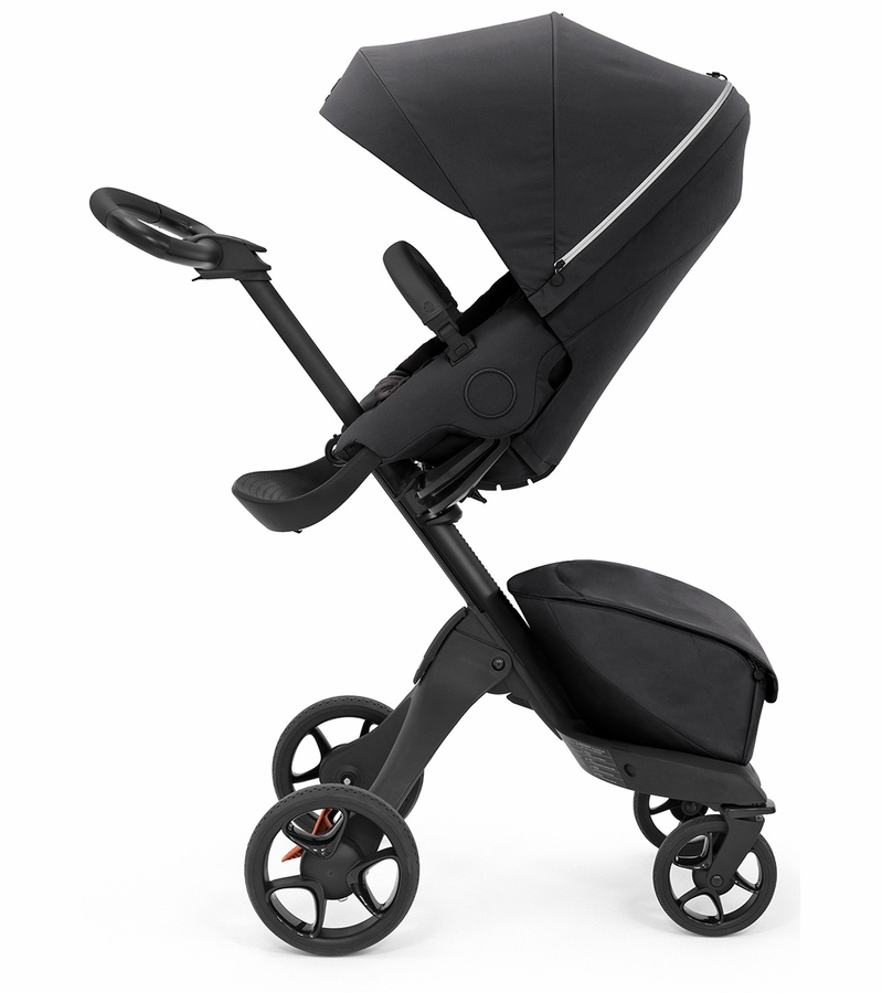 Stokke Xplory X Stroller + Carry Cot Bundle Rich Black