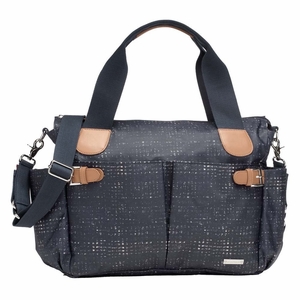 Storksak Kay Diaper Bag - Crosshatch Navy