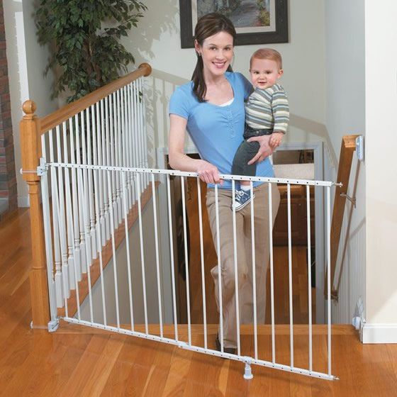 Summer Infant Sure & Secure Extra Tall Top of Stairs Gate with Banister Kit