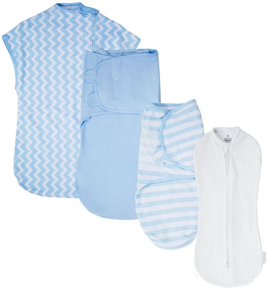 Summer Infant SwaddleMe 1st Year Safe Sleep Gift Set Blue