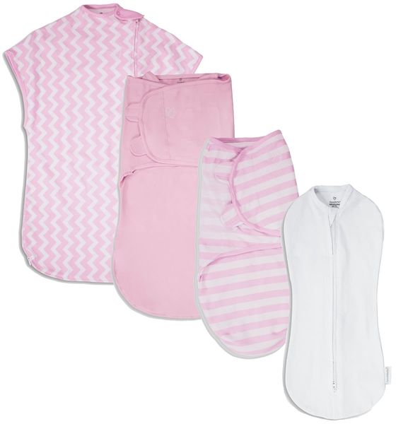 Summer Infant SwaddleMe 1st Year Safe Sleep Gift Set Pink