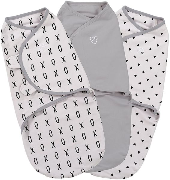 Summer Infant SwaddleMe Original Swaddle, 3Pack, Small XO