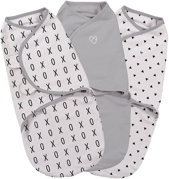 Summer Infant SwaddleMe Original Swaddle, 3-Pack, Small - XO