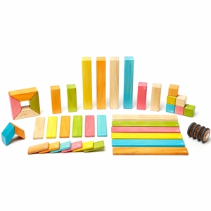 Tegu 42 Piece Magnetic Blocks Set - Tegu Tints
