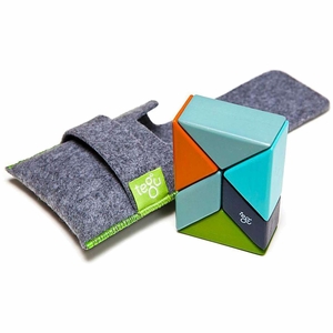 Tegu Pocket Pouch Prism 6 Piece Magnetic Blocks - Nelson