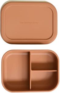 The Dearest Grey Silicone Bento Box - Terracotta
