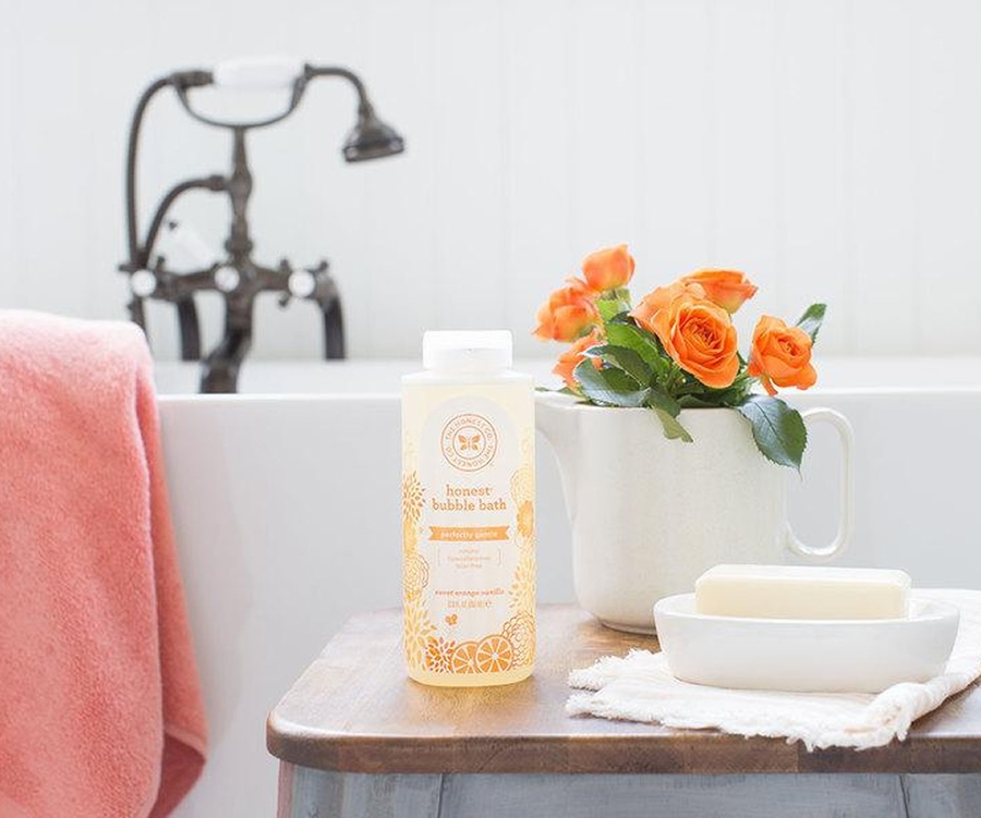 The Honest Company Bubble Bath, 12 fl oz Sweet Orange Vanilla
