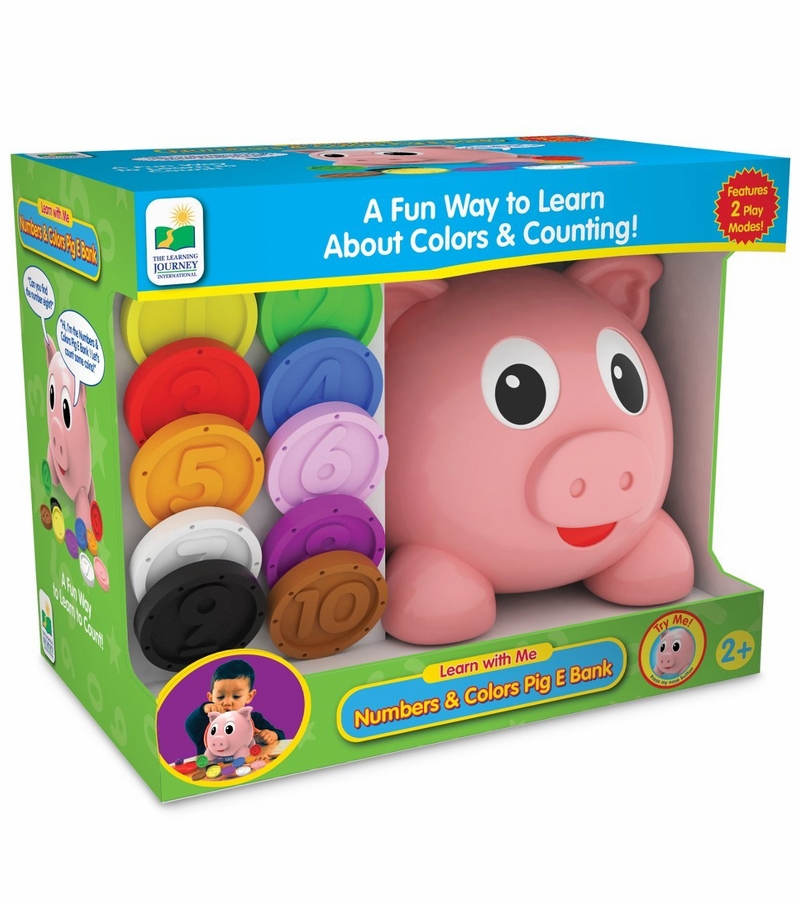 Numbers And Colors Pig E Bank