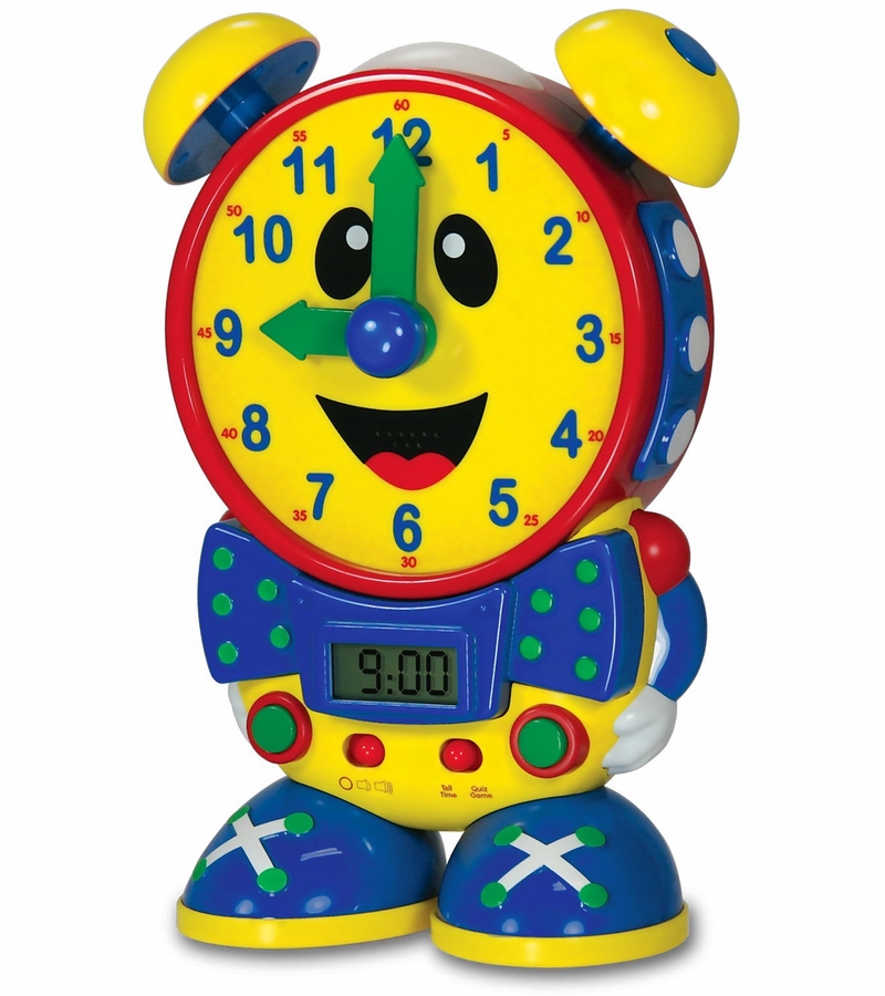 The Learning Journey Telly The Teaching Time Clock Yellow