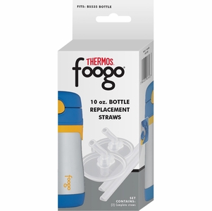 Thermos Foogo 10oz Stainless Steel Bottle Replacement Straws 2-Pack