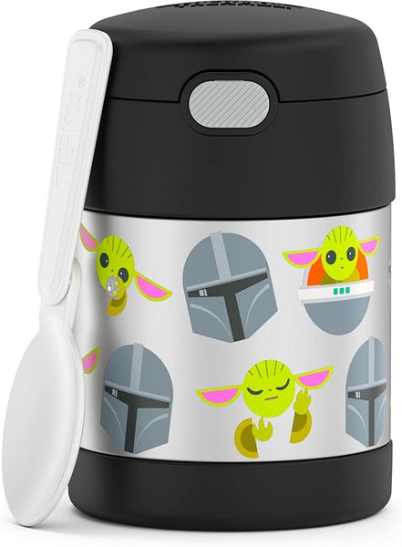 Thermos FUNtainer Licensed Stainless Steel Food Jar, 10oz - Mandalorian