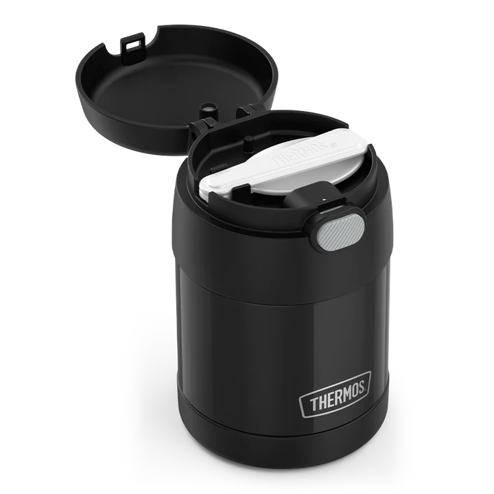 Thermos FUNtainer Stainless Steel Food Jar, 10oz Matte Black
