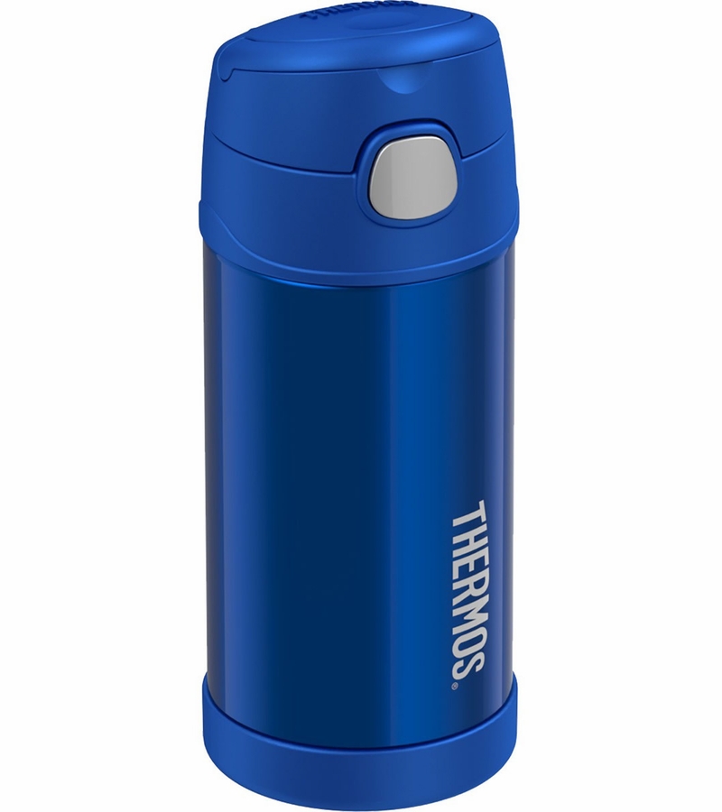 Thermos FUNtainer Vacuum Insulated Stainless Steel Straw Water Bottle