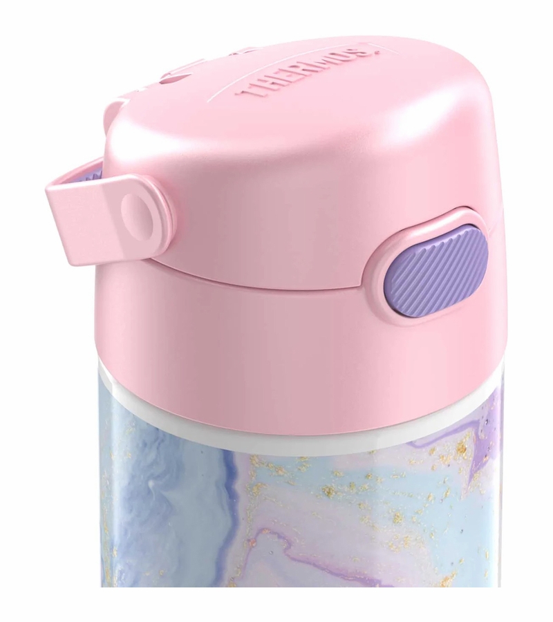 Thermos FUNtainer Vacuum Insulated Stainless Steel Straw Water Bottle