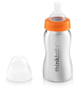 ThinkBaby Bottle of Steel, 9oz - Orange