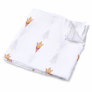Three Little Anchors College Swaddle Blanket - Arizona State Sun Devils