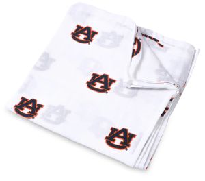 Three Little Anchors College Swaddle Blanket - Auburn Tigers