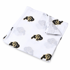 Three Little Anchors College Swaddle Blanket - Colorado Buffaloes