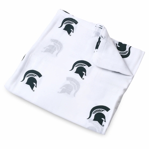 Three Little Anchors College Swaddle Blanket - Michigan State Spartans
