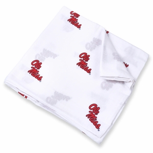 Three Little Anchors College Swaddle Blanket - Mississippi Ole Miss