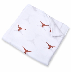 Three Little Anchors College Swaddle Blanket - Texas Longhorns