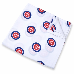 Three Little Anchors MLB Swaddle Blanket - Chicago Cubs