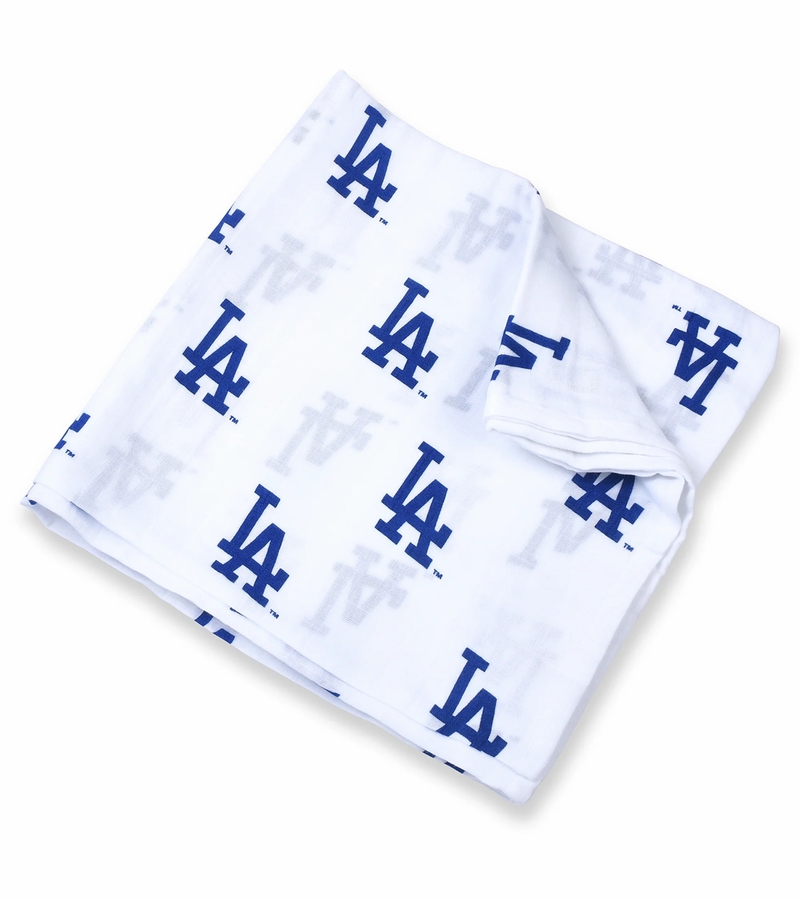 Three Little Anchors MLB Swaddle Blanket Los Angeles Dodgers