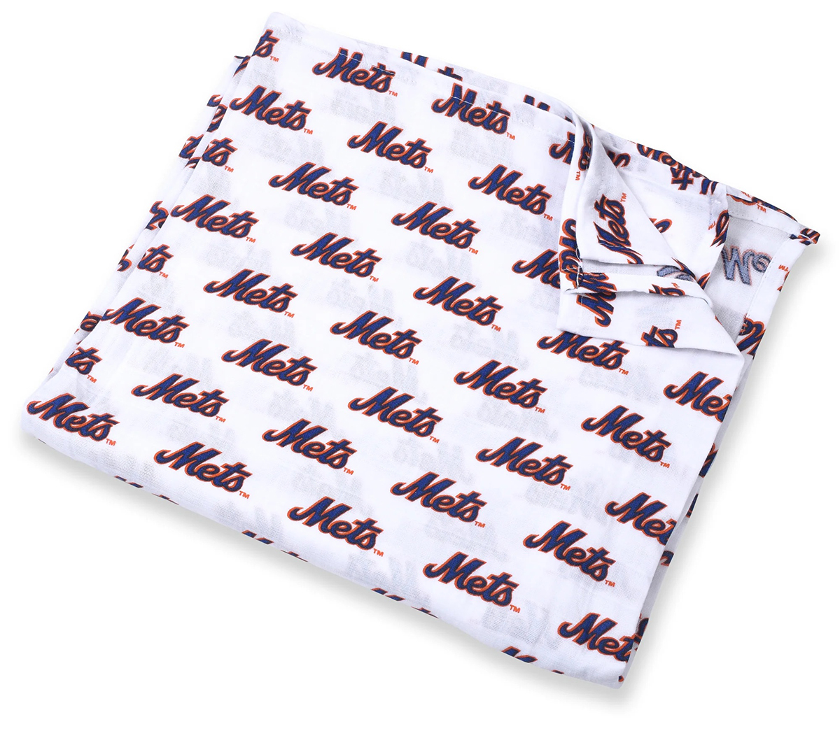 Three Little Anchors MLB Swaddle Blanket - New York Mets