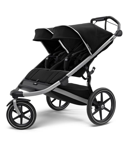 Thule OPEN BOX Urban Glide 2 Double Jogger Stroller Jet Black