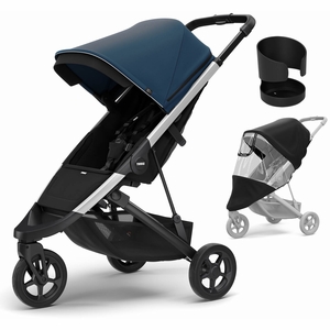 Thule Spring Stroller + Essentials Bundle - Majolica Blue